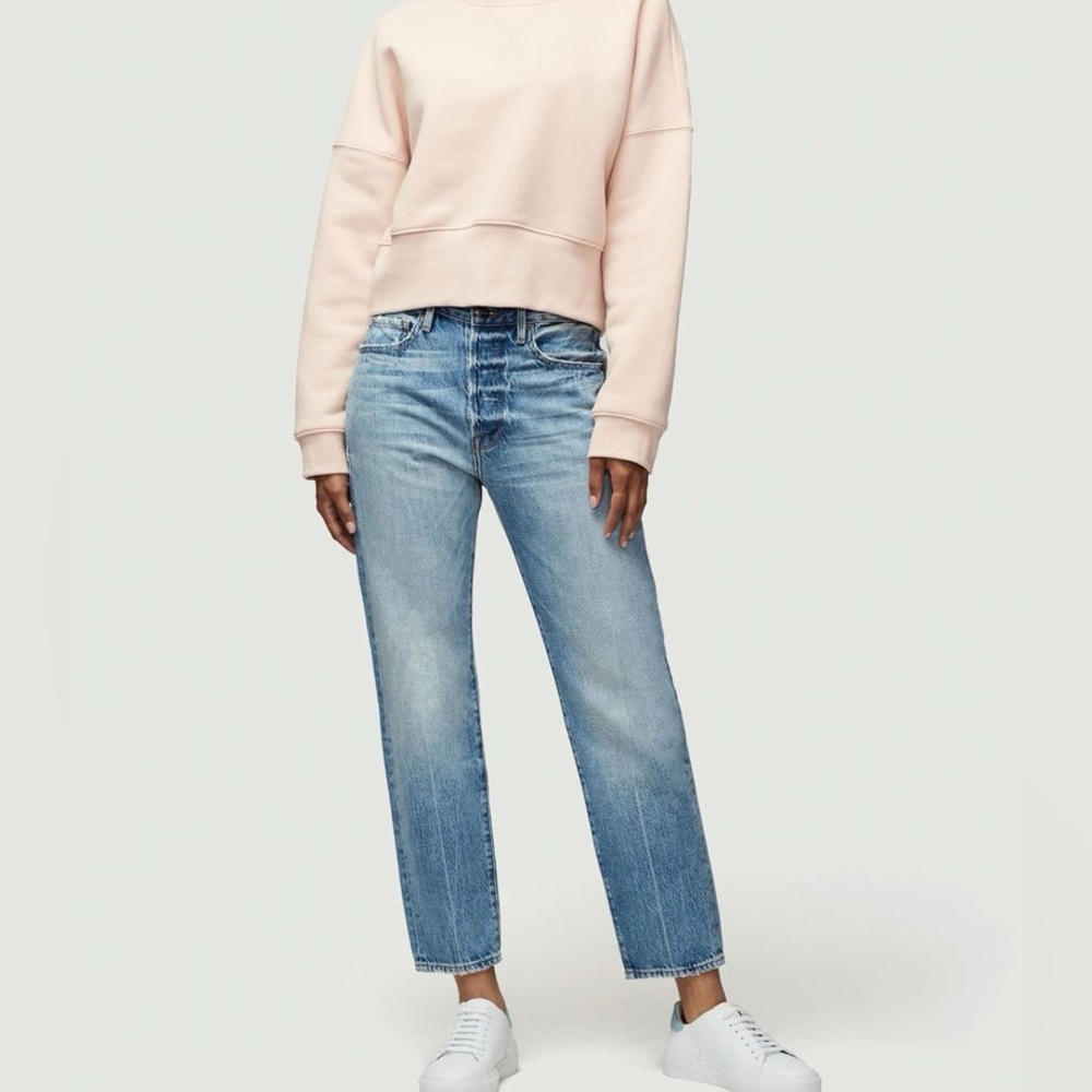 Frame Le Original High Rise Straight Fit In Glacier 24 waist